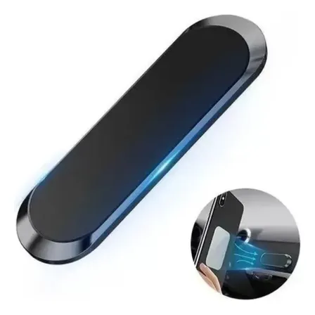 Soporte Magnético De Teléfono Para Auto Tira Multifuncional Negro