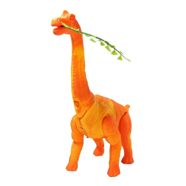 Juguete Dinosaurio Cuello Largo Con Luz, Sonido Y Huevos