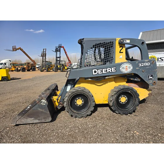 Minicargador John Deere 328d Con Sistema De Alto Flujo Hidra