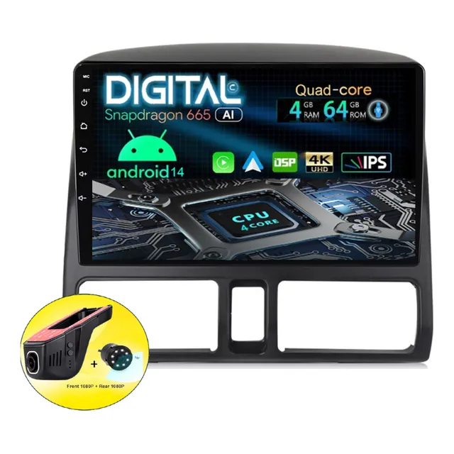 Radio Pantalla Android Honda Crv 2002/06
