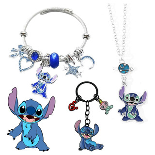 Pulsera Collar Llavero Set Stitch Moda Fiesta Accesorios3pcs Pulsera Collar Llavero Set Stitch Moda Fiesta Accesorios3pcs