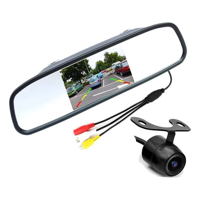 Espejo Retrovisor Con Camara Trasera Auto Hd Pctecno