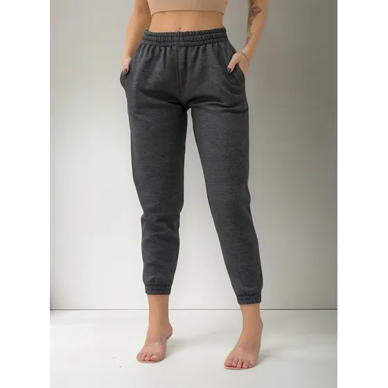 Calca Jogger Calça Moletom Feminino Flanelada Blogueira