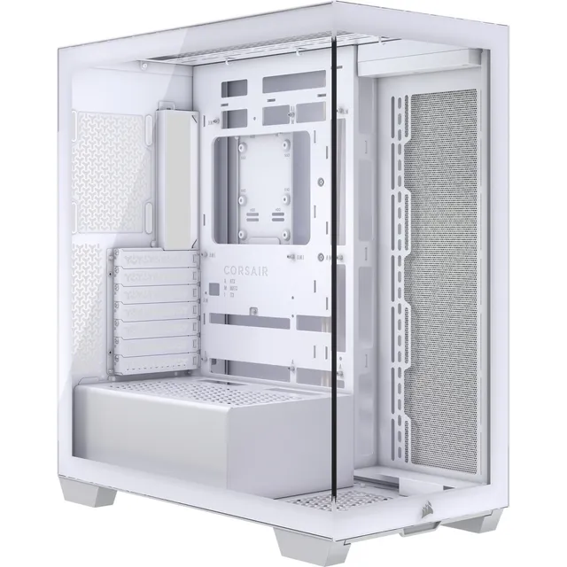 GABINETE GAMER CORSAIR 3500X MID-TOWER VIDRIO COLOR BLANCO