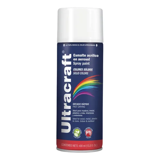 Pintura Spray Color Laca Transparente Ultracraf 40041