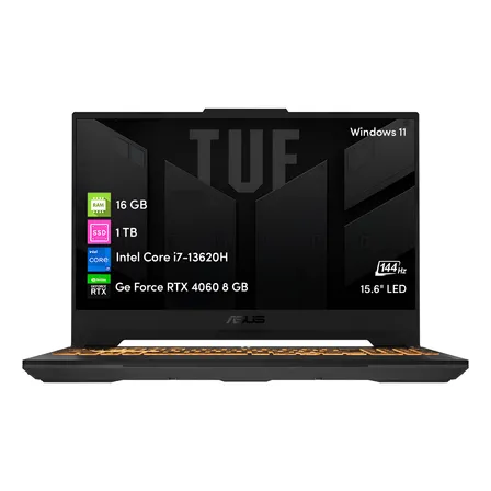 Notebook Gamer Asus Tuf Intel I7 13Va 16Gb 1Tb Ssd Rtx4060