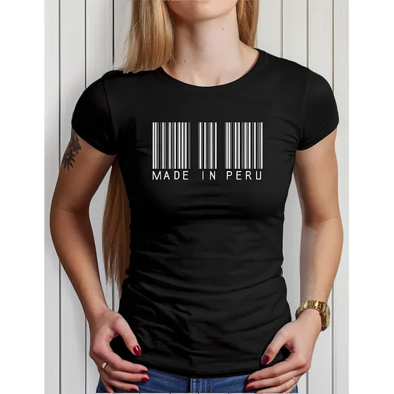 Polo Dama Made In Peru Barcode D0016