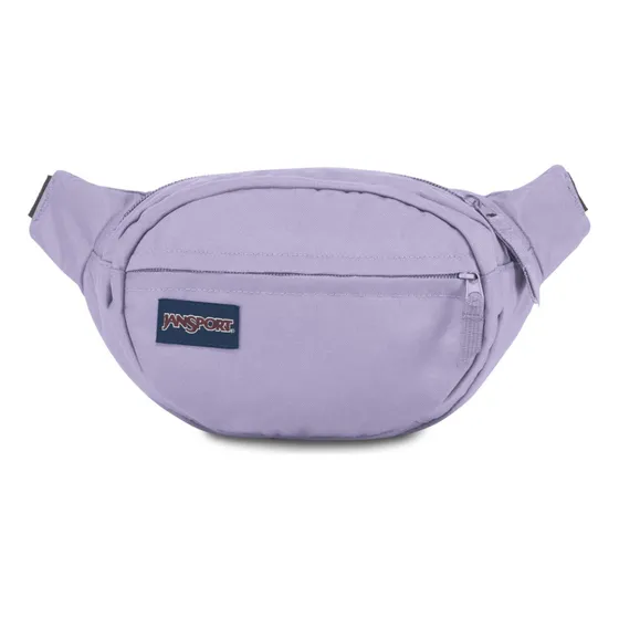 Cangurera Jansport Fifth Avenue. Color Violeta Diseño De La Tela Liso