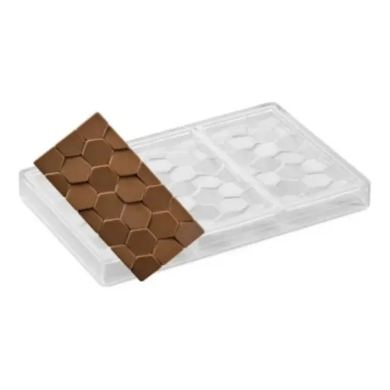 Molde De Policarbonato Para Barras / Tabletas De Chocolate H