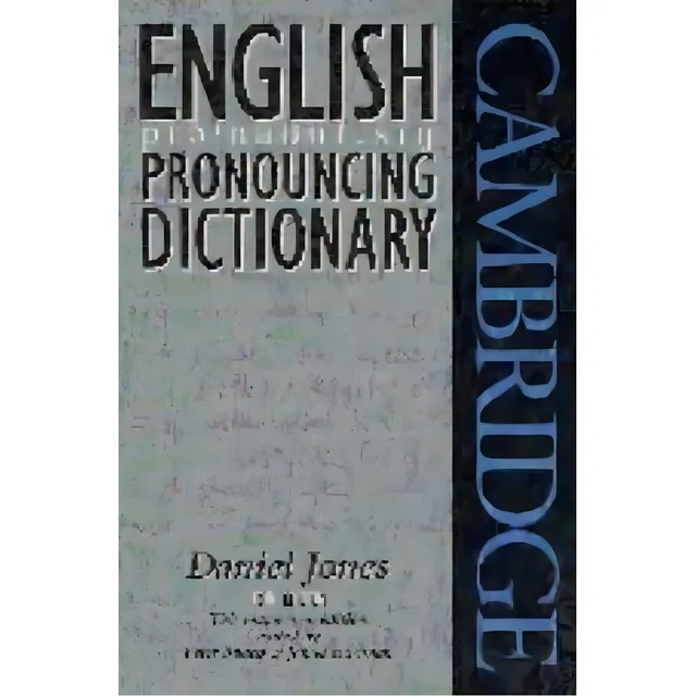 English Pronoucing Dictionary, De Jones, Daniel. Editorial Cambridge Univ.press, Tapa Tapa Blanda En Español