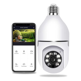 Camera Lampada Ip Inteligente Panorâmica Hd Vigilancia Camera Lampada Ip Inteligente Panorâmica Hd Vigilancia
