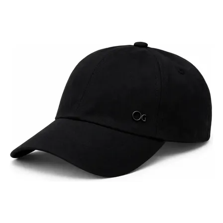 Boné Ogochi Básico Algodão Aba Curva Masculino Premium Preto Único Lisa