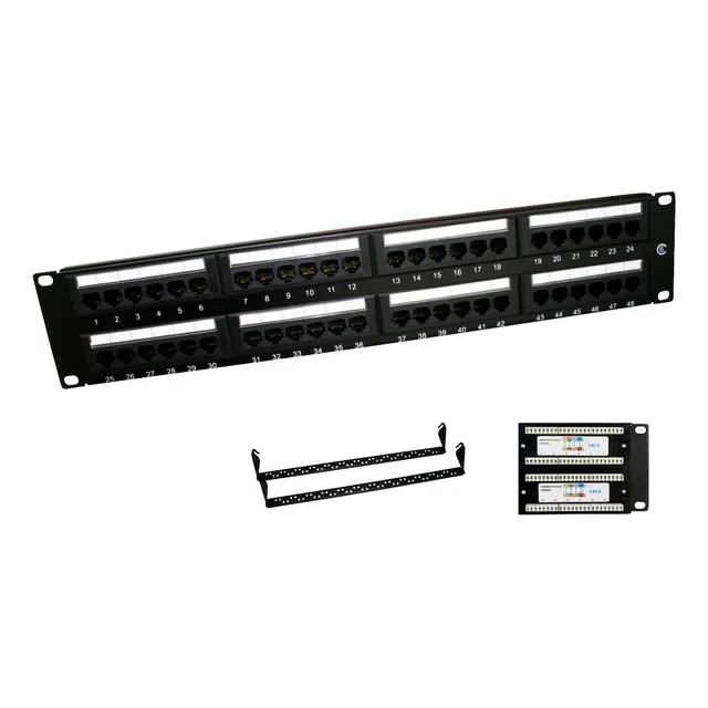 Patch Panel 48 Puertos Cat6 Boleta/factura Incluye Accesorio