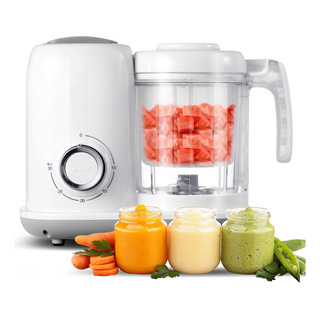 Procesador De Comida Para Bebés Amzbabychef 4 En 1, Color Bl Procesador De Comida Para Bebés Amzbabychef 4 En 1, Color Bl