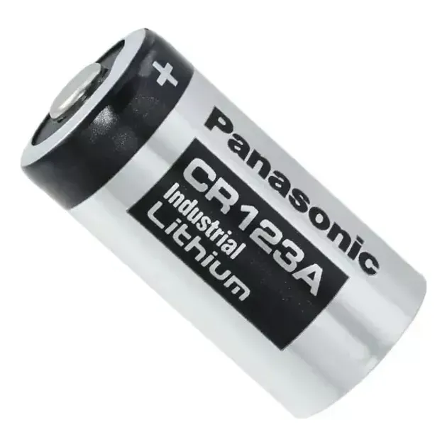Pila Litio Panasonic 3v 1400mah Cr123 Sensor Linterna Camara