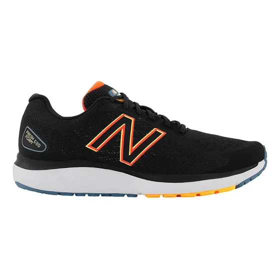 Tenis New Balance Fresh Foam 680 V7-negro/naranja