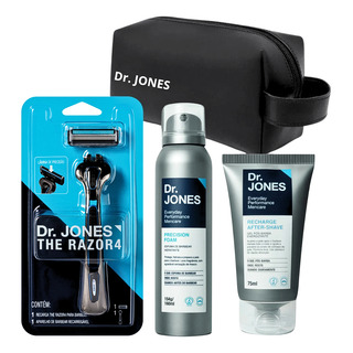 Kit Aparelho Barbeador Dr Jones The Razor Troca Lamina Kit Aparelho Barbeador Dr Jones The Razor Troca Lamina