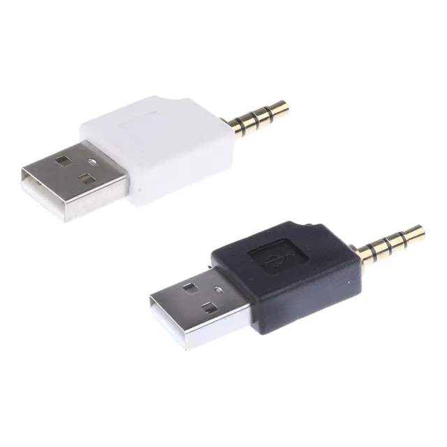 2pcs Adaptador Usb 2.0 A 3.5mm Para Apple iPod Shuffle 1st