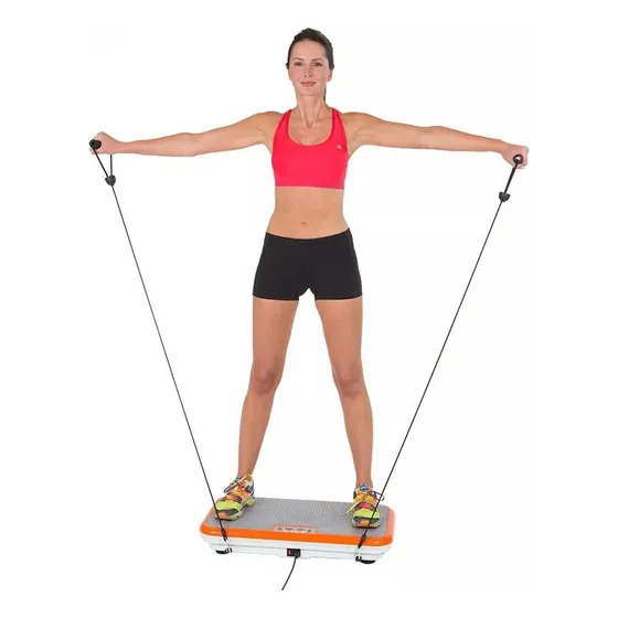 Plataforma para ejercicio Power Fit, compacta y fácil de usar que te ayuda a quemar grasas, tonificar el cuerpo y mejorar la circulación, todo desde la comodidad de tu hogar.