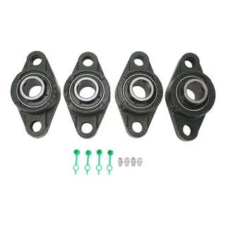 Bloque De Almohada Ucfl205, 4 Unidades, Rodamientos Esférico Bloque De Almohada Ucfl205, 4 Unidades, Rodamientos Esférico