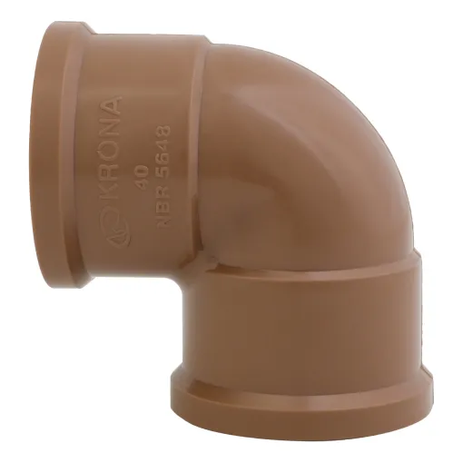 Codo Pvc Soldable Para Piscina 40mm A 90° Krona X10 Unidades