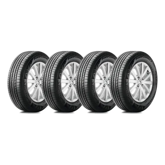 Kit 4 Pneus 205/60R16 Continental PowerContact 2 92H Aro 16