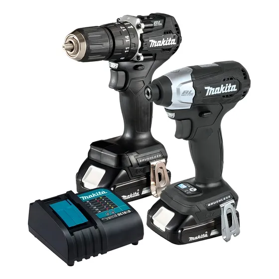 Destornillador inalámbrico Makita DLX2414X7B DLX2414X7B 18V negro