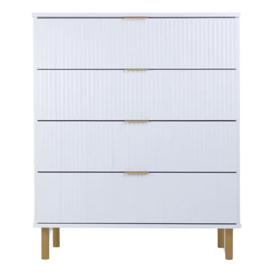 Cômoda Ditália 4 Gavetas Dm-239 Rv Br Cor Branco