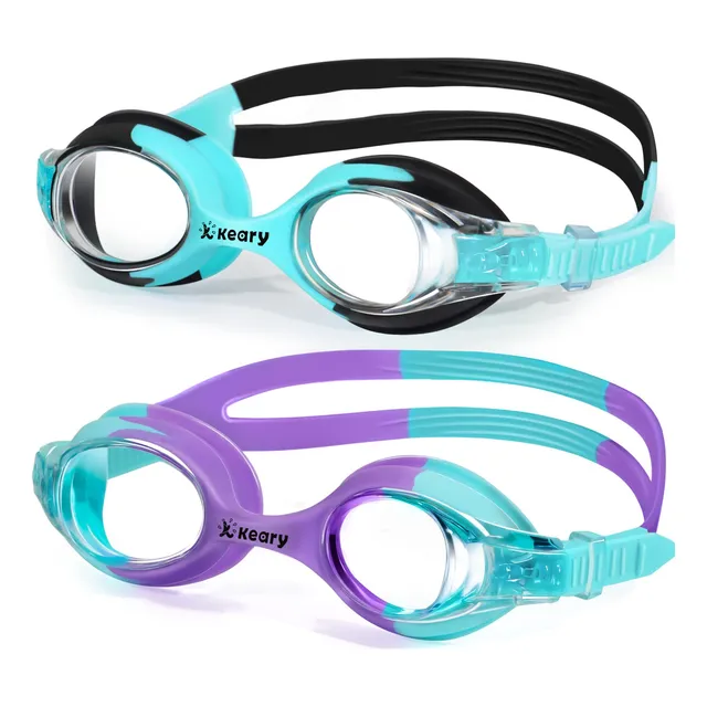 Keary 2 Gafa Natacion Para Niño Antivaho Prueba Fuga Uv Agua