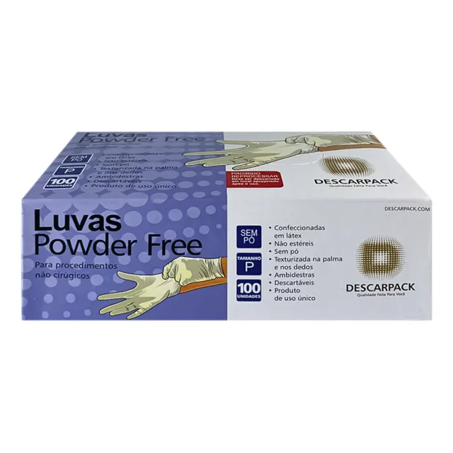 Luva Procedimento Não Cirúr. Látex S/ Pó Descarpack 100un G