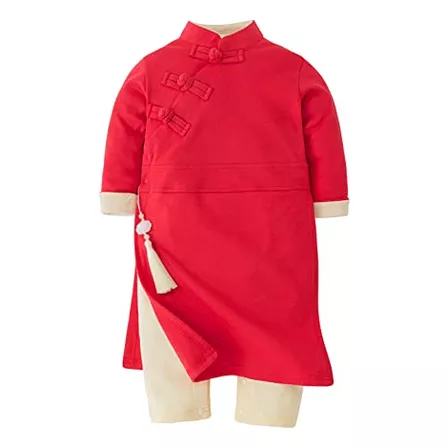 Bebé Toddler Año Nuevo Estilo Chino Rompers Chino Ydfmq