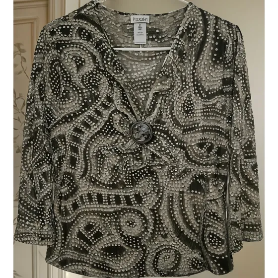 Blusa Estampada Para Dama  Bonitos Colores Talla L C327