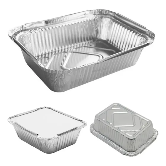 Envase De Aluminio C20 Con Tapa Termolaminada (20 Bandejas)