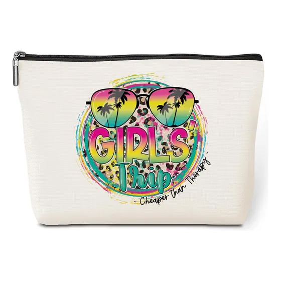 Chicas Bolsa De Maquillaje De Viaje, Regalos De Viaje Vf79u
