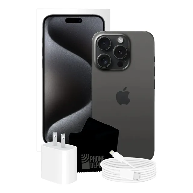 Apple iPhone 15 Pro Max 256 Gb Titanio Negro Esim Con Caja Original