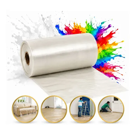 Rolo Lona Plástica Transparente Bobina 4x20m Super Grossa