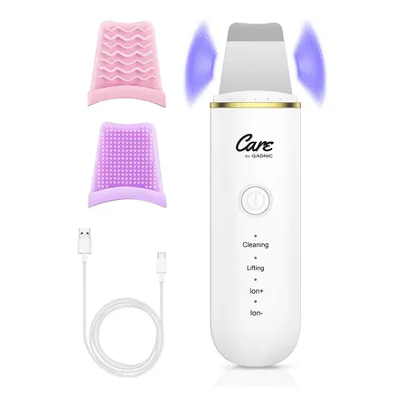 Espátula Facial Ultrasónica Care By Gadnic CL50 Exfoliación Suave Recargable 4 Modos Carga Rápida
