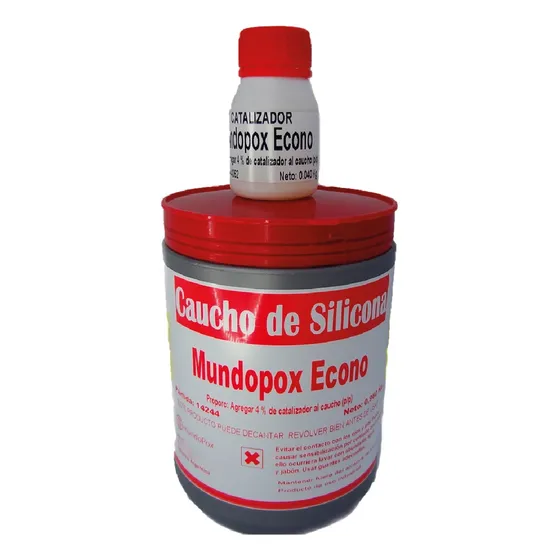 Caucho De Silicona Liquida Blanca Para Moldes Por Colada 1kg