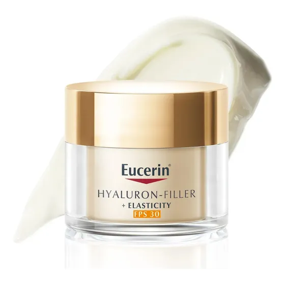 EUCERIN Creme Facial Anti-idade Firmador Dia FPS 30 50ml, Elasticity, Pele Madura, Hyaluron-Filler, Ácido Hialurônico, Antirrugas