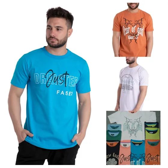 Pack X 4 Remeras Estampadas Hombre Manga Corta Algodon Lindo
