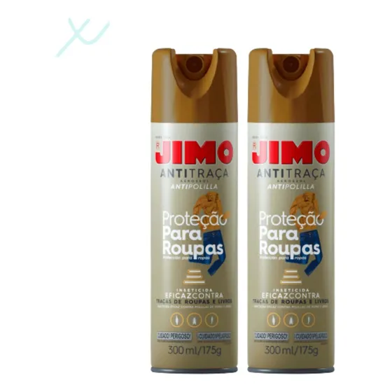 Anti Traça Kit 2 Jimo 300ml/175gr Repelente Traças Antitraça