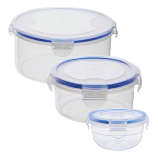 Recipientes Circulares Herméticos 820/380/180ml Recipientes Circulares Herméticos 820/380/180ml