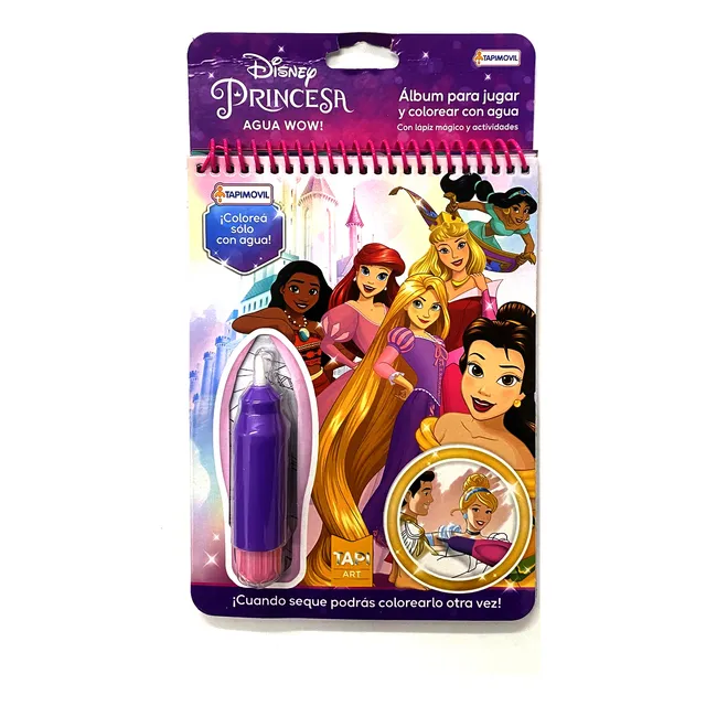 Libro Para Pintar Agua Wow Disney Princesa Dju00709