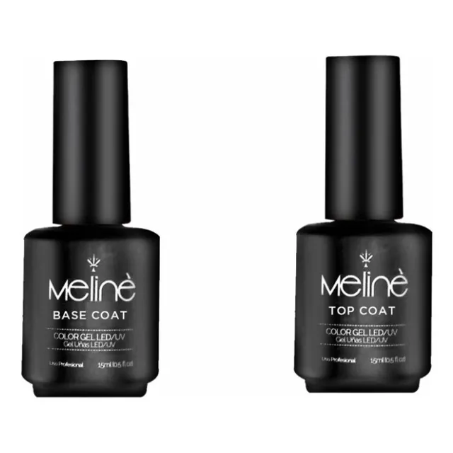 Pack Base Coat + Top Coat Semipermanente Meliné