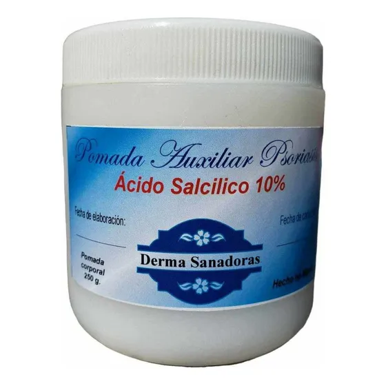 Pomada Psoriasis 250g Ácido Salcilico 10% 