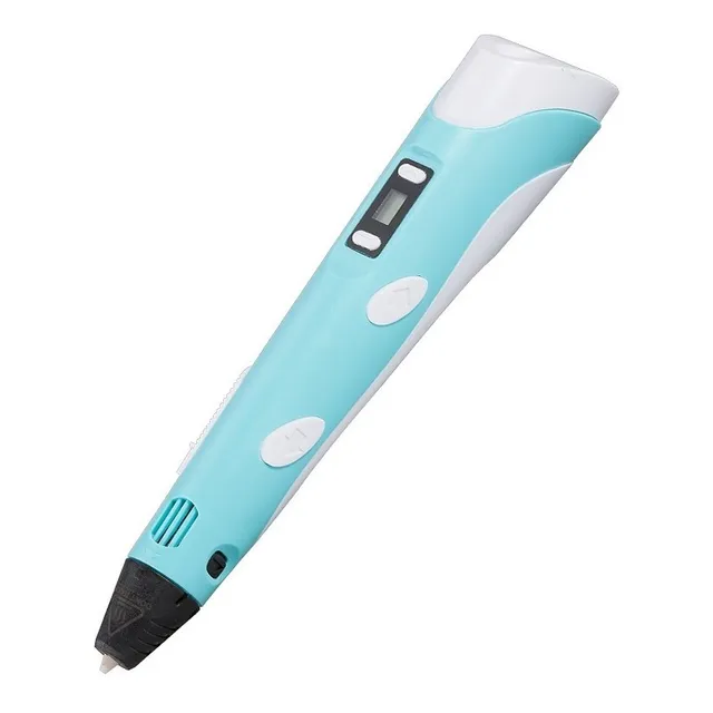 Lápiz Impresora 3d Modelado Plastico Lcd Azul
