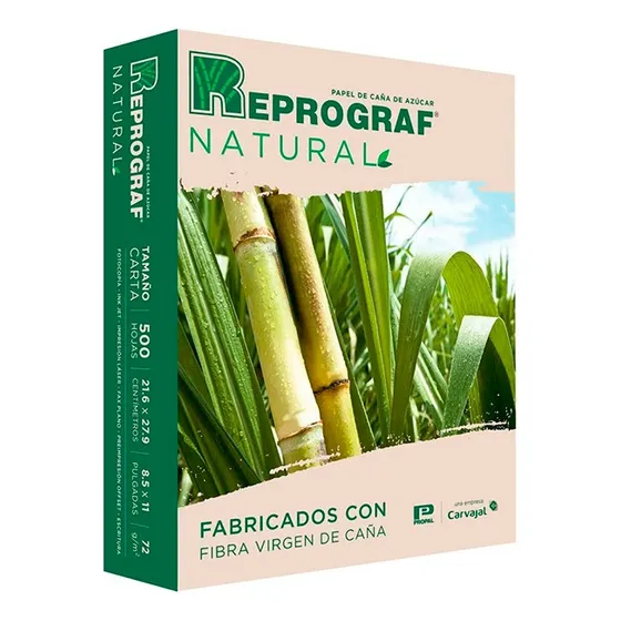 Resma Reprograf Papel Ecológico 72 Gr. Carta Color Beige
