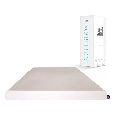 Colchón Comprimido 2 Plazas A15 Espuma Memory Foam Color Blanco