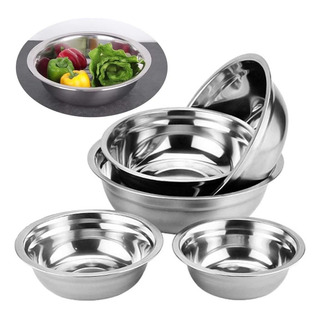 Kit 5 Pzs Tazon Bowl Ensaladera Acero Inoxidable Cocina Kit 5 Pzs Tazon Bowl Ensaladera Acero Inoxidable Cocina