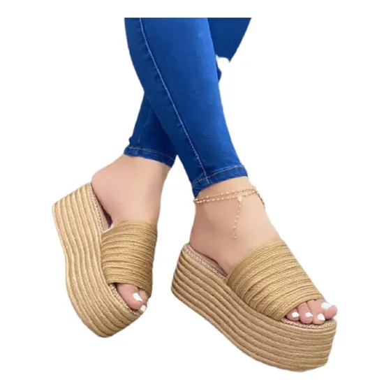Sandalias A La Moda De Yute Para Damas Mujer Colombianas